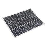 Blaihild 20W Monocrystalline Solar Panel 18V Semi Flexible EVA Material for Camping Car Battery Boat RV, 1.1A Current 11.81x16.14 Inch for Off Grid Outdoor Charging
