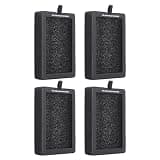 Pssopp Replacement Air Cleaner Filter with Activated Carbon Air Intake Filter 4 Pack for H128 H13EU Purifiers PM2.5 Pollen Dust Pet Dander