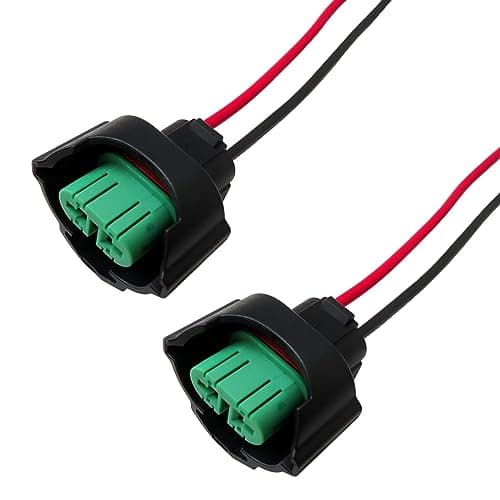 2Pcs Wire Pigtail Female C H11 Two-Beam Headlight Low Beam Bulb Plug Connector for 2015-2021 Honda Civic US Stock