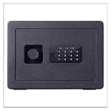 fireproof safe Small Safe Mini Home Safe Box with Touch Screen Keypad for Home Office Cash Documents Valuables Protection(Black)