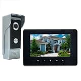 ONMYJFD 7 Inch Wired Video Intercom Doorbell System Door Phone Night Vision Camera Doorphone Kit