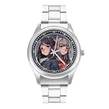 NTVOWPZO Three-Hand Analog Stainless Steel Watches for Men Easy Reader