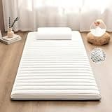 Folding Mattress Full, Trifold Mats for Sleeping on the Floor, Portable Roll Up Mattress, Japanese Futon Style, Comfortable and Compact Design for Home or Travel