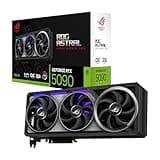 ASUS ROG Astral NVIDIA GeForce RTX 5090 32GB GDDR7 OC Edition Gaming Graphics Card (PCIe 5.0, HDMI/DP 2.1, 3.8-Slot, 4-Fan Design, Axial-tech Fans, Patented Vapor Chamber), 3 Year Warranty