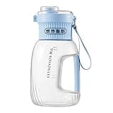 ROYADULEX Portable Electric Blender Juicer, Large Capacity, Blue, with Carry Strap