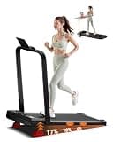 CURSOR FITNESS Walking Pad Treadmill with 15% Incline 6.2MPH Compact Treadmills for Home 2.5HP Small Quiet Walking Treadmill 300LBS with Romote Control