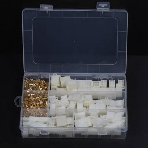 40 Set Practical Auto Electrical 2 3 4 6 Pin 2.8 mm Wire Terminal Connector with Fixed Hook Male Female Terminals HOT