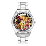NTVOWPZO Three-Hand Analog Stainless Steel Watches for Men Easy Reader