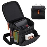 KANG YU Camera Sling Bag Compatible with Polaroid Now+ Generation 3rd/2nd/1st I-Type, Crossbody Camera Bag Compatible with Polaroid Now Instant Camera, Camera Carrying Case with Adjustable Strap