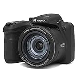 Kodak PIXPRO AZ405 Digital Camera, 40x Optical Zoom Bridge with 20MP Sensor, AA Batteries, OIS, 1080p Full HD Video, Black
