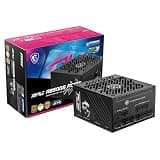 MSI MPG A850GS PCIE5, Fully Modular Gaming 850W Power Supply, 80+ Gold, Dual 12V-2x6 Cables, Server-Grade Capacitor, ATX 3.1 & PCIe 5.1 Ready, Low-Noise, Semi Digital, 10 Year Warranty