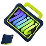 LeiJue Kids Case for 2021 iPad mini 6, Light Weight Heavy Duty/Shockproof/Drop Proof with Handle/Kickstand, Child Friendly Protective Cover for iPad mini 6th Gen 8.3inch (Bluegreen)