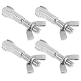 TOBBOMEY 4pcs Hacksaw Fastenings Bolt: Hacksaw Replacement Parts for Cutting Tools and Metalworking Use - DIY Hardware Projects Bow Saw Repair