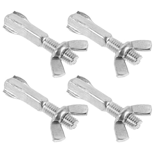IWOWHERO 4pcs Hacksaw Frame Repair Screw - Hacksaw Tension Bolt Heads for Hand Tool Parts, Woodworking, Metalworking DIY Accessories