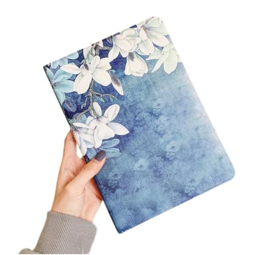 Flower Case for Xiaomi Redmi Pad 2 11" Case Flower Pattern Cute Floral Illustrated Printed Cover with Pencil Holder,Color 2