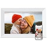 Digital Picture Frame, 10.1 inch Frameo Digital Frame WiFi, 1280 * 800 IPS HD Touchscreen, 32GB Storage, Instant Share Pictures Video, Smart Photo Frame Electronic, Gifts for Mom, House Warming