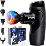 BOB AND BRAD M7 Plus Mini Massage Gun with Heat, FSA Eligible & HSA Approved Deep Tissue Percussion Massager for Back & Neck Stiffness - Portable, Quiet, Ultra-Lightweight