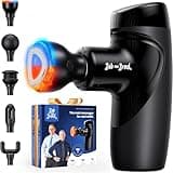 BOB AND BRAD M7 Plus Mini Massage Gun with Heat, FSA Eligible & HSA Approved Deep Tissue Percussion Massager for Back & Neck Stiffness - Portable, Quiet, Ultra-Lightweight