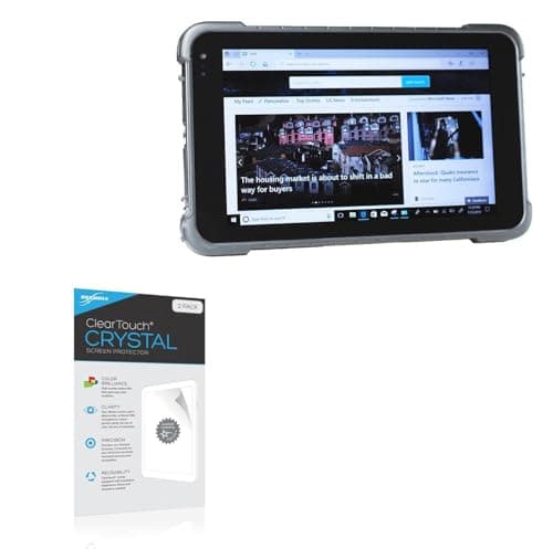 BoxWave Screen Protector Compatible With Vanquisher SV-82 Rugged Tablet (8 in) - ClearTouch Crystal (2-Pack), HD Film Skin - Shields From Scratches