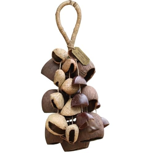 Seed Rattle, Handcrafted Natural Seed Rattle Windchime Bag Charm Mixed African Instrument & Natural Decor, Decor