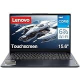Lenovo IdeaPad Laptop for Business & Students, 15.6" FHD Touchscreen, Intel 10-Core i5-1334U, 16GB RAM, 512GB PCIe SSD, WiFi 6, Windows 11 Home, Long Battery Life, with Type-C HUB, Midnight Blue