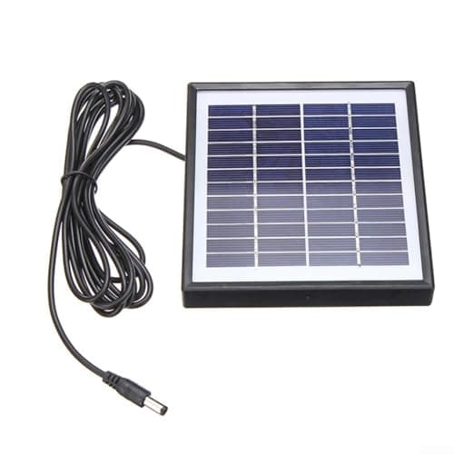 Shophubio 5W 12V Portable Solar Panel Kit, Monocrystalline Silicon Battery Charger With 300cm Cable For Cars Boats RVs