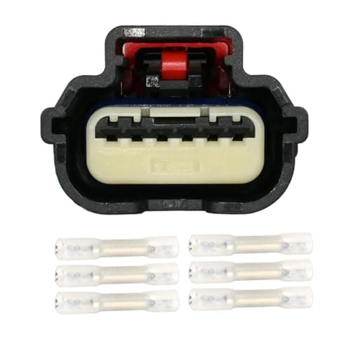 GROBARPART PTA2957 9U2Z-14S411-BA 9U2Z-14S411-BB 9U2Z-14S411-BC Connector for Accelerator Pedal Sensor | Multi Purpose Compatible with Ford F150 F250 Super Duty F-350 Escape Fusion Explorer Taurus