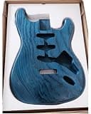 Handcrafted Guitar Body Engineered Wood Electric Guitar Body Guitar Barrel Replacement Parts for DIY ST Style Guitars Unfinished Parts S-S-S pickups