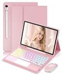 Keyboard Case for Samsung Galaxy Tab S10 Lite / S10 FE / S9 FE / S9 - Pink
