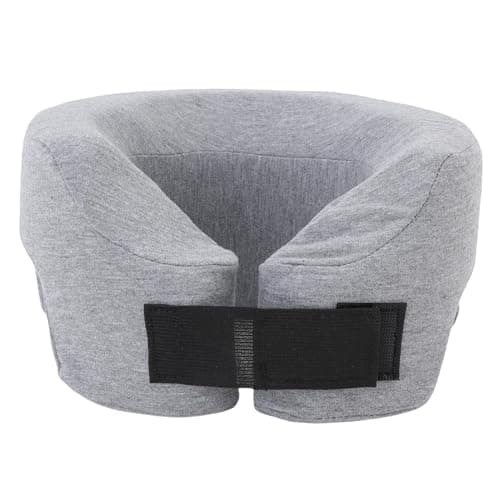 POENVFPO Memory Foam Travel Pillow Neck Support Cushion 3 in 1 Design for Airplane Car Office Home with Removable Washable Cover