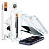 Spigen AluminaCore Tempered Glass Screen Protector [Glas.tR EZ Fit - Privacy] designed for iPhone 17 Pro | iPhone 17 | iPhone 16 Pro [2 Pack] 9H+ Hardness, Aluminum-Enhanced Durability