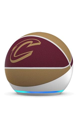 Amazon Echo Dot (newest model) | Officially Licensed NBA Limited-Edition | Cleveland Cavaliers