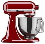 KitchenAid Artisan Series 5 Quart Tilt Head Stand Mixer, Metal, KSM150PS, Empire Red