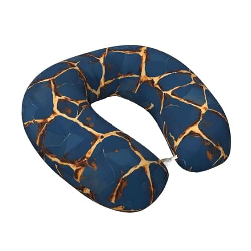 Coxfurio Giraffe Skin for Nest Neck Pillow Travel Essentials,Memory Foam Pillow,Support for Long Flights,Travel Accessories,Washable,Attaches to Luggage