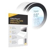 BoxWave Screen Protector Compatible With WOWNOVA Circular Temp Monitor (2.1 in) - ClearTouch Anti-Glare Privacy (2-Pack), Privacy Screen Protector Flexible Film Anti-Glare
