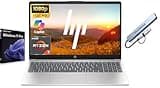 HP 15.6" FHD Business Laptop Computer, 8-Core AMD Ryzen 7 Processor, 16GB RAM 1TB Storage (512GB SSD+512GB Docking Set), Windows 11 Pro, Numeric Keypad, Natural Silver