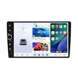 JOYING 9 Inch Car Stereo Double Din Radio with Apple Carplay & Android auto, Volume Knob