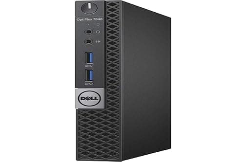 Dell Optiplex 7040 Micro Business Desktop Computer PC Intel 4-Core i7-6700T 2.8GHz Up to 3.6GHz 32GB DDR4 New 1TB NVMe M.2 SSD WiFi Bluetooth HDMI DP Windows 11 Pro Wireless Keyboard&Mouse (Renewed)
