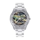 FekiLoot Watch for Men Big Face Stainless Steel Wrist Watch Personality