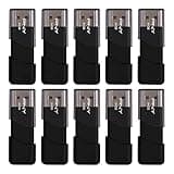 PNY P-FD64GX10ATT03-MP 64GB Attaché 3 USB 2.0 Flash Drive, Black (Pack of 10)