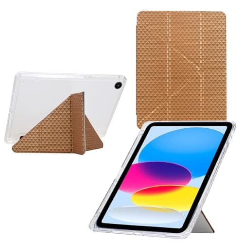 for Samsung Galaxy Tab A11 Plus SM-X230/X235/X236 Shockproof Cover Slim Cover Auto Wake/Sleep Smart Lightweight Protective Case w/Pencil Holder(Light Brown)