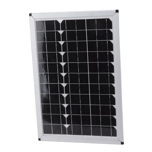 FTVOGUE Panel Charger Monocrystalline Silicon High Efficiency 18V Output with Protective Frame for Laptop Car Lights Solar System