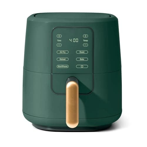 Small Air Fryer 3 Qt with TurboCrisp Technology – Compact Mini Air Fryer for Fast, Crispy Cooking, Easy Clean, Perfect for Small Kitchens & Apartments (Thyme Green)