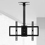 Wall Mount TV Bracket, Adjustable Height Ceiling TV Mount, Full Motion TV Ceiling Mount, for 45-80 Inch TV Swivel and Tilting Bracket