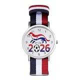 ZMYAPQO Croatia 2026 Soccer Football Watches for Men