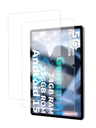 ZBAGUG 2 Pack Tempered Glass for YLEEBG T901 (10 inch) Android 16 Tablet, 9H Hardness, Bubble Free, Case Friendly, HD Clear, Easy Installation Kit Included