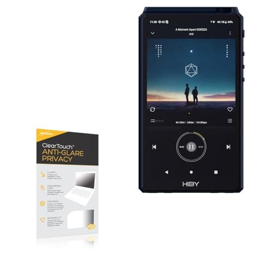 BoxWave Screen Protector Compatible with HiBy R6 III (Gen 3) - ClearTouch Anti-Glare Privacy (2-Pack), Privacy Screen Protector Flexible Film Anti-Glare