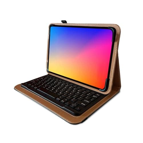 Navitech Black Rotational Bluetooth Keyboard Case Compatible with TECLAST P40S 10.1" Tablet