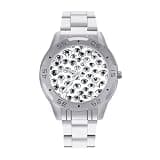 NTVOWPZO Three-Hand Analog Stainless Steel Watches for Men Easy Reader
