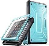 DJ&RPQ Child Adult Friendly with Stand and Screen Protector -for 8in Tablet- Blue